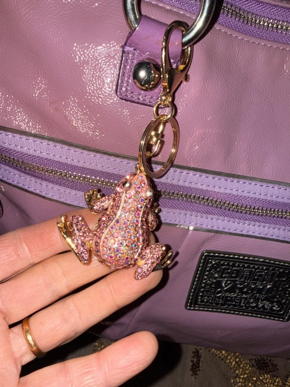 COACH POPPY Purple Women’s Tote Bag - Designer Style - Picture 5 of 17